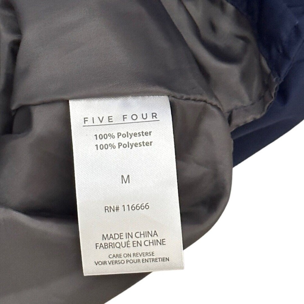 Five Four Los Angeles Men’s Slater Navy Hooded Windbreaker sz MED NWT - Picture 5 of 11